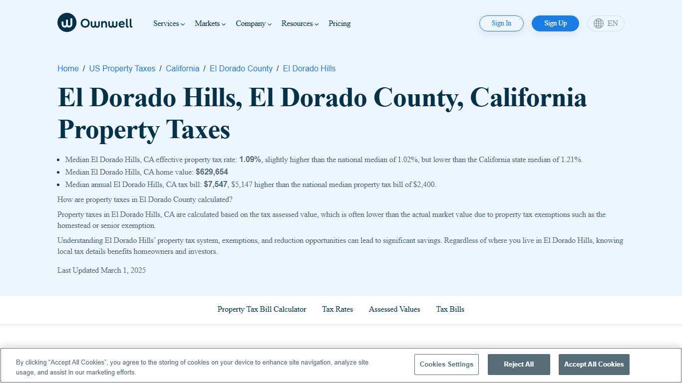 El Dorado Hills, El Dorado County, California Property Taxes - Ownwell