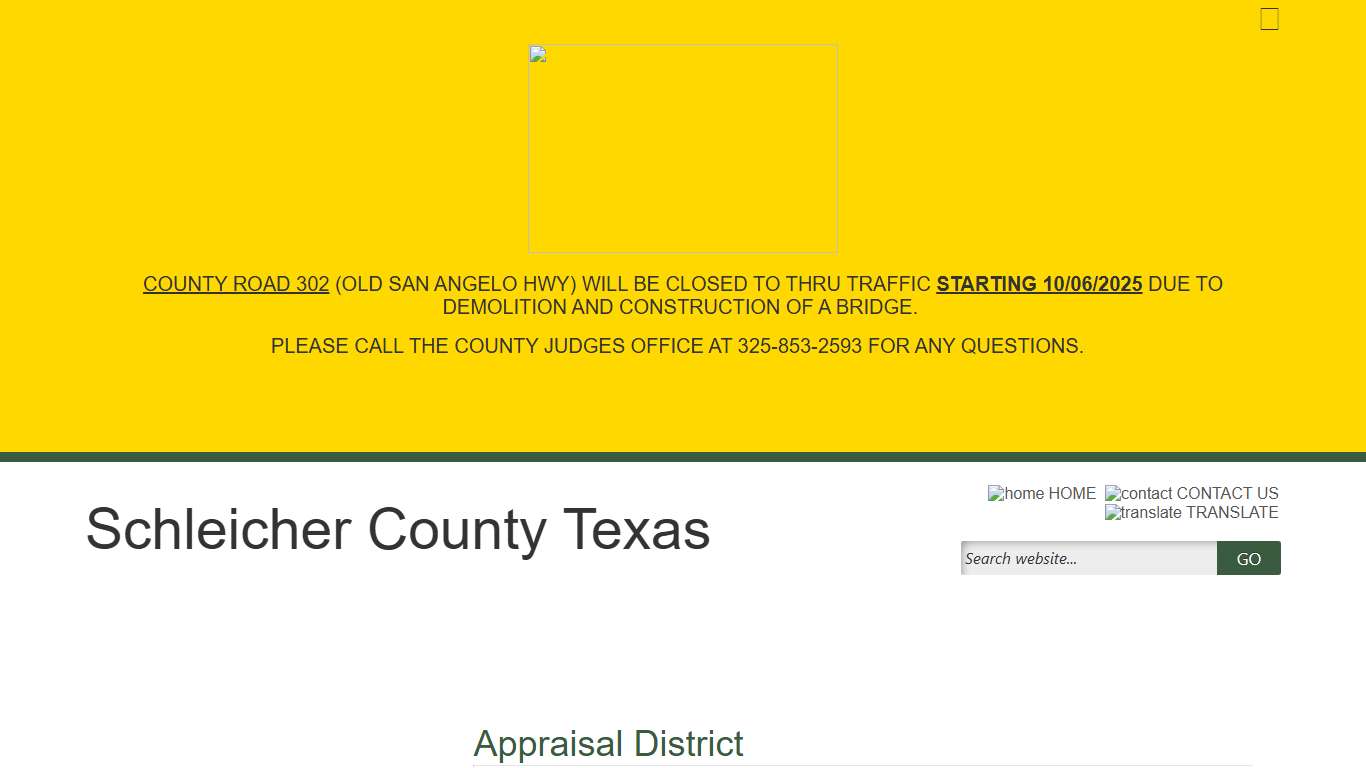 Welcome to Schleicher County, Texas Appraisal District