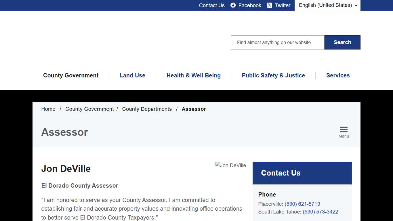 Assessor - El Dorado County